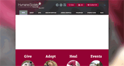 Desktop Screenshot of humanesocietytampa.org